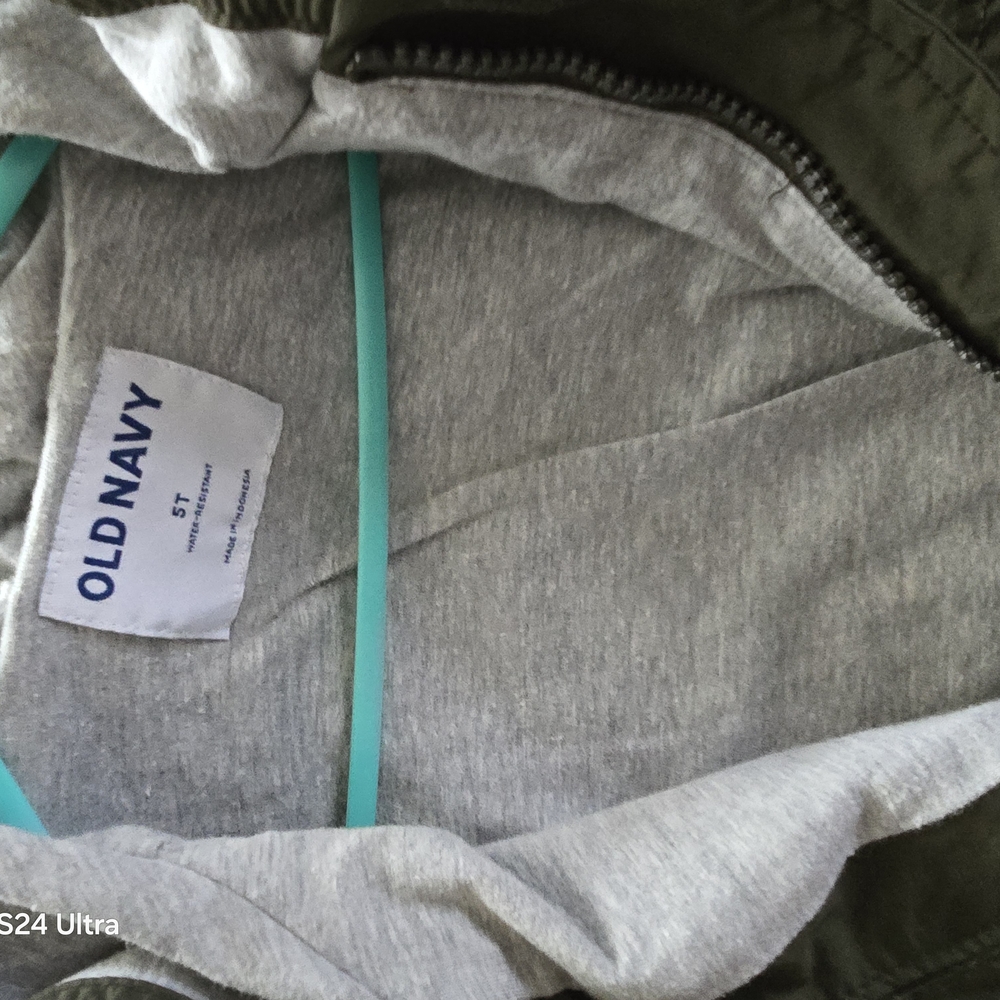 Old Navy Gray and Green Jacket